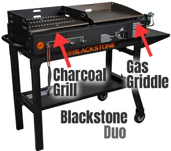 Blackstone Duo Portable Griddle Plus Grill