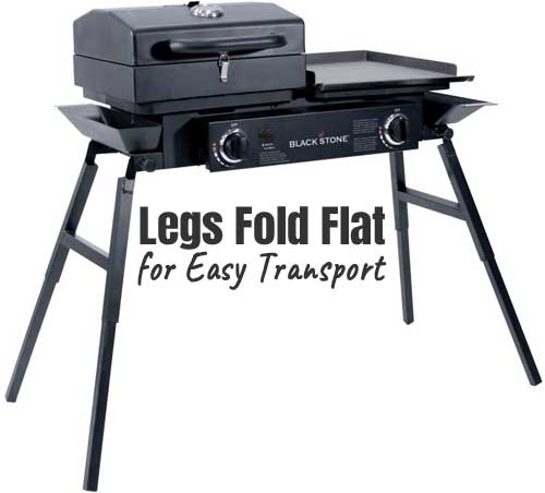 Blackstone Griddle with Grill that You Can Fold and Carry Camping, Tailgating, etc..