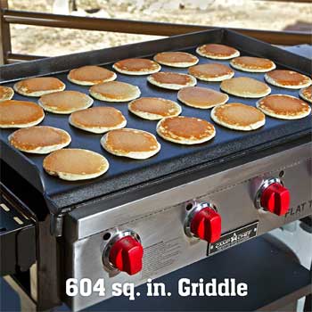Camp Chef 600 Square Inch Griddle Plate = Cook for Large Groups of People