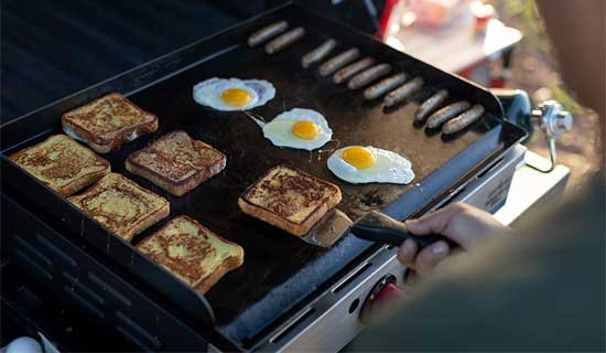 Camp Chef Portable 2-Burner Griddle for Camping, Tailgaters, Road Trips