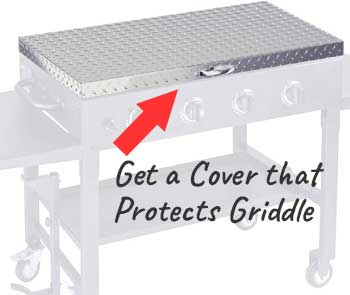 Flat Top Grill Cover or Lid Will Protect the Cooking Surface from Dirt, Debris and Rust