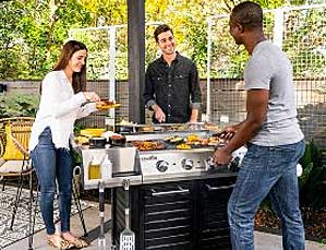 Cooking Outdoors on the Charbroil Griddle-Grill Kitchen