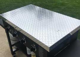 Stainless Steel Diamond Plate Hardtop Cover for Royal Gourmet Grill